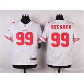 San Francisco 49ers #99 DeForest Buckner Elite White Nike NFL Men Jersey