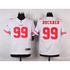 San Francisco 49ers #99 DeForest Buckner Elite White Nike NFL Men Jersey