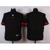 San Francisco 49ers Blank Elite Black Nike NFL Men Jersey