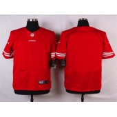 San Francisco 49ers Blank Elite Red Team Color Nike NFL Men Jersey