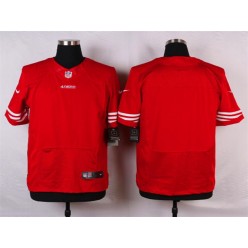 San Francisco 49ers Blank Elite Red Team Color Nike NFL Men Jersey