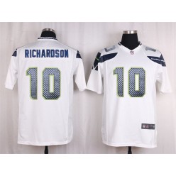 Seattle Seahawks #10 Paul Richardson White Game Nike NFL Men Jersey