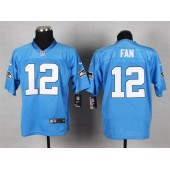 Seattle Seahawks #12 Fan Light Blue Elite Nike NFL Men Jersey