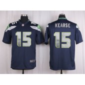 Seattle Seahawks #15 Jermaine Kearse Navy Blue Game Nike NFL Men Jersey