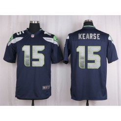 Seattle Seahawks #15 Jermaine Kearse Navy Blue Game Nike NFL Men Jersey