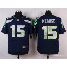 Seattle Seahawks #15 Jermaine Kearse Navy Blue Team Color NFL Nike Elite Men Jersey