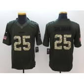 Seattle Seahawks #25 Richard Sherma Green Salute to Service 2015 NFL Nike Limited Men Jersey