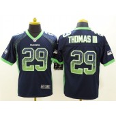 Seattle Seahawks #29  Earl Thomas III Drift Fashion Blue Elite Nike NFL Men Jersey