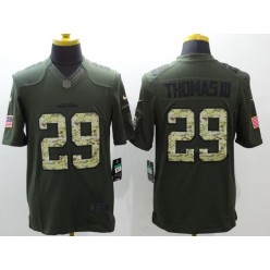 Seattle Seahawks #29  Earl Thomas III Green Salute to Service 2015 NFL Nike Limited Men Jersey