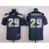 Seattle Seahawks #29  Earl Thomas III Navy Blue Game Nike NFL Men Jersey