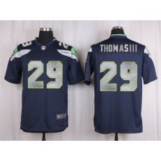 Seattle Seahawks #29  Earl Thomas III Navy Blue Game Nike NFL Men Jersey