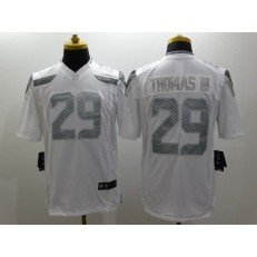 Seattle Seahawks #29  Earl Thomas III Platinum White Limited Nike NFL Men Jersey
