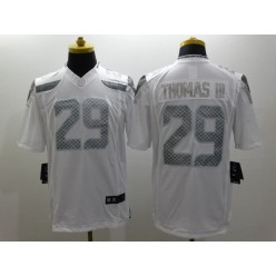 Seattle Seahawks #29  Earl Thomas III Platinum White Limited Nike NFL Men Jersey