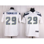 Seattle Seahawks #29  Earl Thomas III White Game Nike NFL Men Jersey