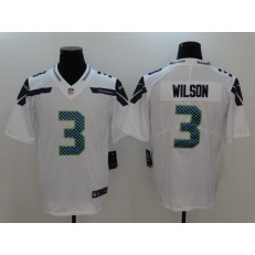 Seattle Seahawks #3 Russell Wilson White Vapor Untouchable Player Limited Nike NFL Men Jersey