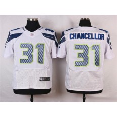 Seattle Seahawks #31 Kam Chancellor White Road NFL Nike Elite Men Jersey