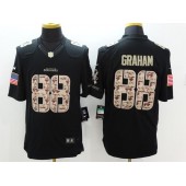 Seattle Seahawks #88 Jimmy Graham Black Men Stitched Nike NFL Limited Salute to Service Jersey