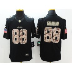 Seattle Seahawks #88 Jimmy Graham Black Men Stitched Nike NFL Limited Salute to Service Jersey
