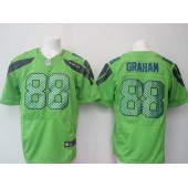 Seattle Seahawks #88 Jimmy Graham Green Alternate Men Stitched Nike NFL Elite Jersey
