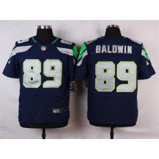Seattle Seahawks #89 Doug Baldwin Navy Blue Team Color NFL Nike Elite Men Jersey