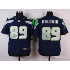 Seattle Seahawks #89 Doug Baldwin Navy Blue Team Color NFL Nike Elite Men Jersey