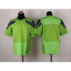 Seattle Seahawks Blank Green Alternate Men Stitched Nike NFL Elite Jersey