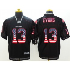 Tampa Bay Buccaneers #13 Mike Evans 2014 Nike USA Flag Fashion Black NFL Elite Jersey