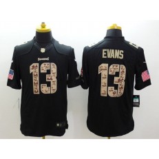 Tampa Bay Buccaneers #13 Mike Evans Anthracite 2016 Salute to Service Limited NFL Jersey