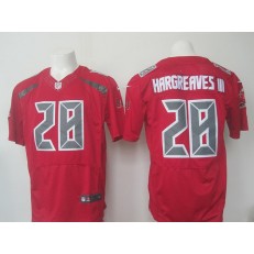Tampa Bay Buccaneers #28 Vernon Hargreaves III Nike Red Color Rush 2015 NFL Elite Jersey