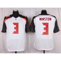 Tampa Bay Buccaneers #3 Jameis Winston Elite White Nike NFL Jersey