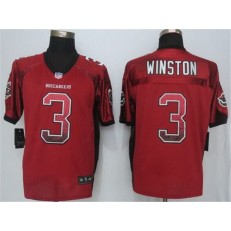 Tampa Bay Buccaneers #3 Jameis Winston Nike Drift Fashion Red NFL Elite Jersey