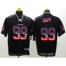 Tampa Bay Buccaneers #99 Warren Sapp 2014 Nike USA Flag Fashion Black NFL Elite Jersey