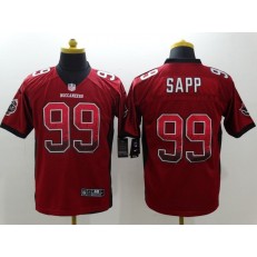 Tampa Bay Buccaneers #99 Warren Sapp Nike Drift Fashion Red NFL Elite Jersey
