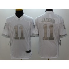 Washington Redskins #11 DeSean Jackson Platinum White Limited Nike NFL Men Jersey