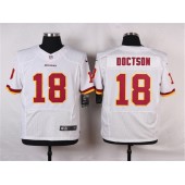 Washington Redskins #18 Josh Doctson Elite White Men Nike NFL Jersey