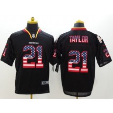 Washington Redskins #21 Sean Taylor 2014 USA Flag Fashion Black Elite Nike NFL Men Jersey