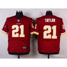 Washington Redskins #21 Sean Taylor Elite Burgundy Red Team Color Men Nike NFL Jersey