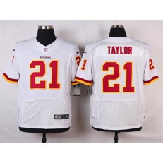 Washington Redskins #21 Sean Taylor Elite White Men Nike NFL Jersey
