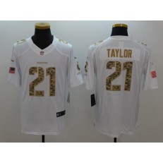 Washington Redskins #21 Sean Taylor White Salute To Service Limited Men Nike NFL Jersey
