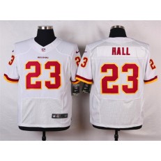Washington Redskins #23 DeAngelo Hall Elite White Men Nike NFL Jersey