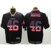 Washington Redskins #46 Alfred Morris 2014 USA Flag Fashion Black Elite Nike NFL Men Jersey