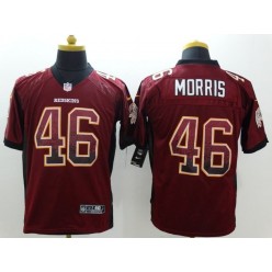 Washington Redskins #46 Alfred Morris Burgundy Red Elite Drift Nike NFL Men Jersey