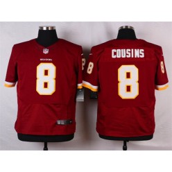 Washington Redskins #8 Kirk Cousins Elite Burgundy Red Team Color Men Nike NFL Jersey