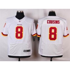 Washington Redskins #8 Kirk Cousins Elite White Men Nike NFL Jersey