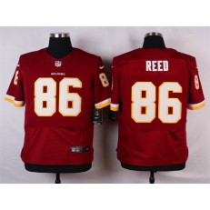 Washington Redskins #86 Jordan Reed Elite Burgundy Red Team Color Men Nike NFL Jersey