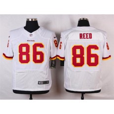Washington Redskins #86 Jordan Reed Elite White Men Nike NFL Jersey