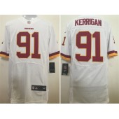 Washington Redskins #91 Ryan Kerrigan Elite White Men Nike NFL Jersey