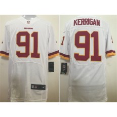 Washington Redskins #91 Ryan Kerrigan Elite White Men Nike NFL Jersey