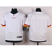 Washington Redskins Blank Elite White Men Nike NFL Jersey