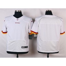 Washington Redskins Blank Elite White Men Nike NFL Jersey